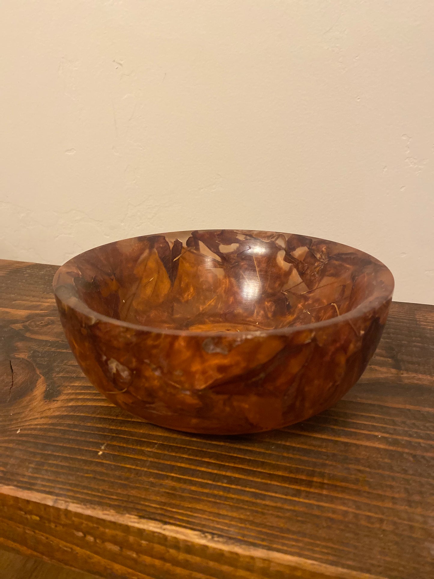 Leaf and Resin Bowl