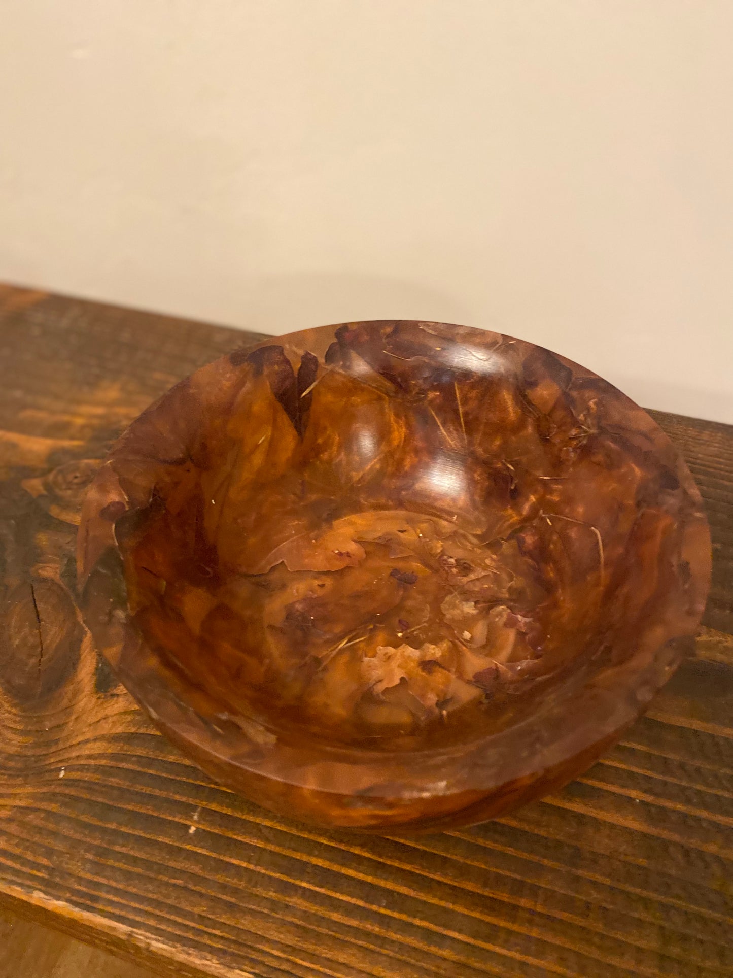 Leaf and Resin Bowl