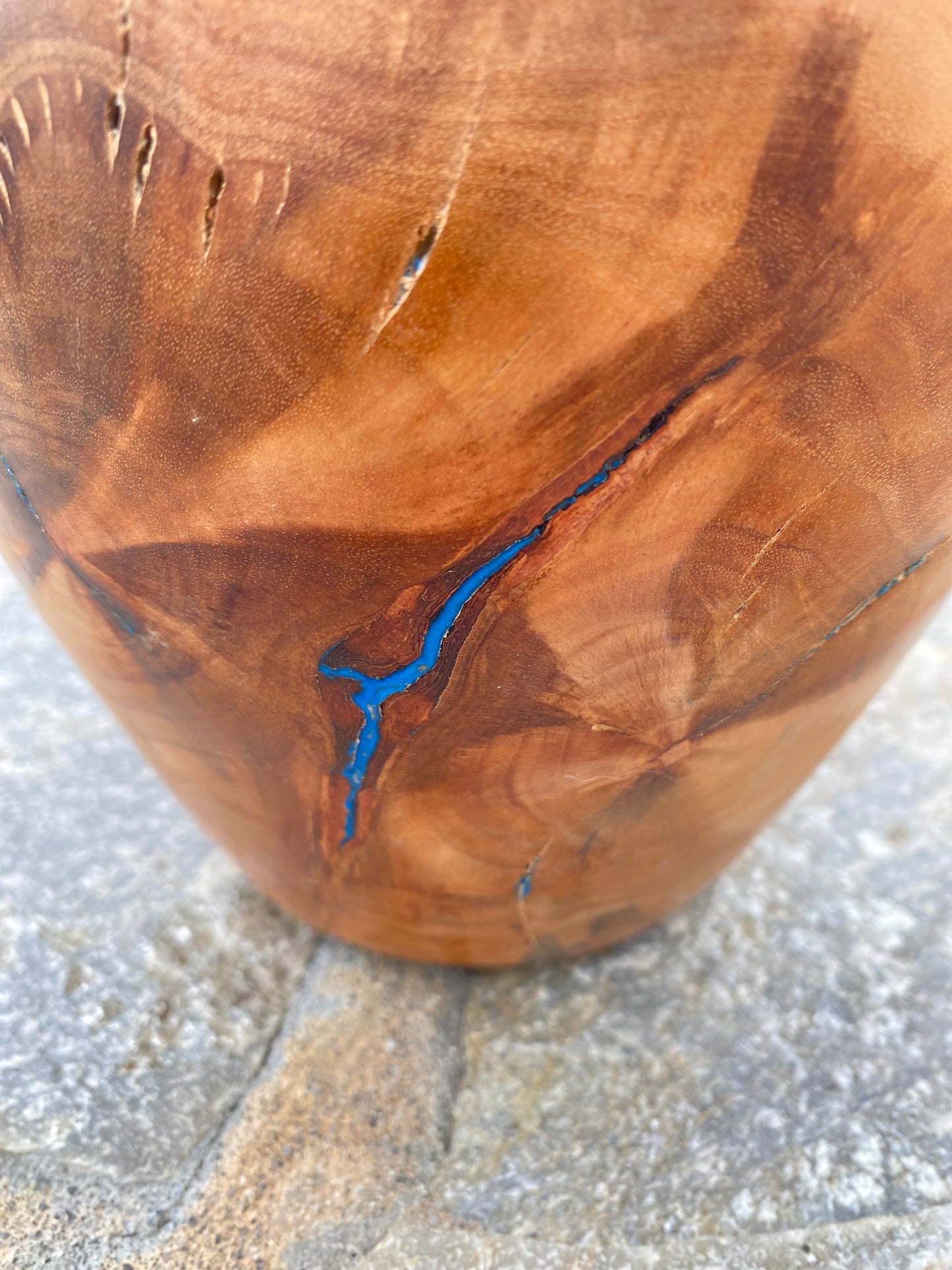 Blue Streak Vase