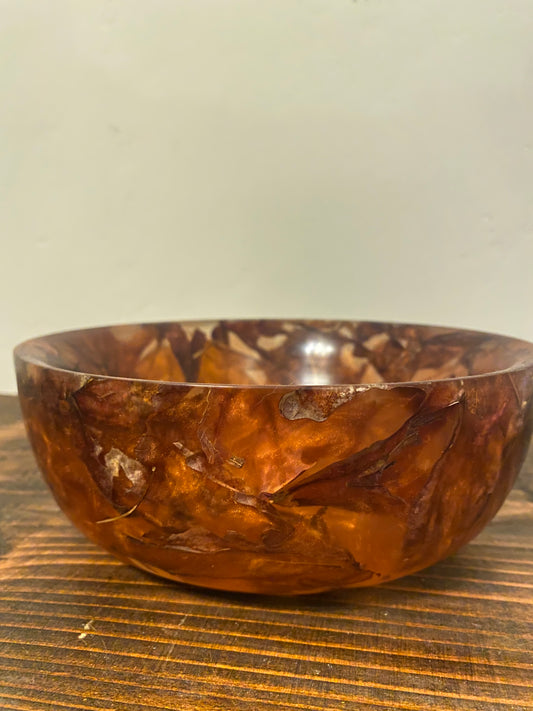 Leaf and Resin Bowl